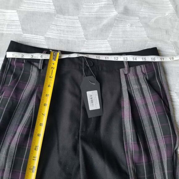 Disturbia Gambit Spliced Check Tapered Trouser - Picture 12 of 13